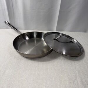 All Clad 9 Inch Frying Pan W/ Lid - D5  # 1691318